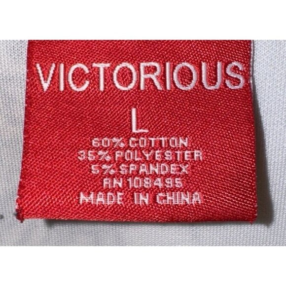 VICTORIOUS Men's Tiger 2 Pc Tracksuit Set Full Zip Sweatshirt Sweatpants Large - Picture 5 of 14